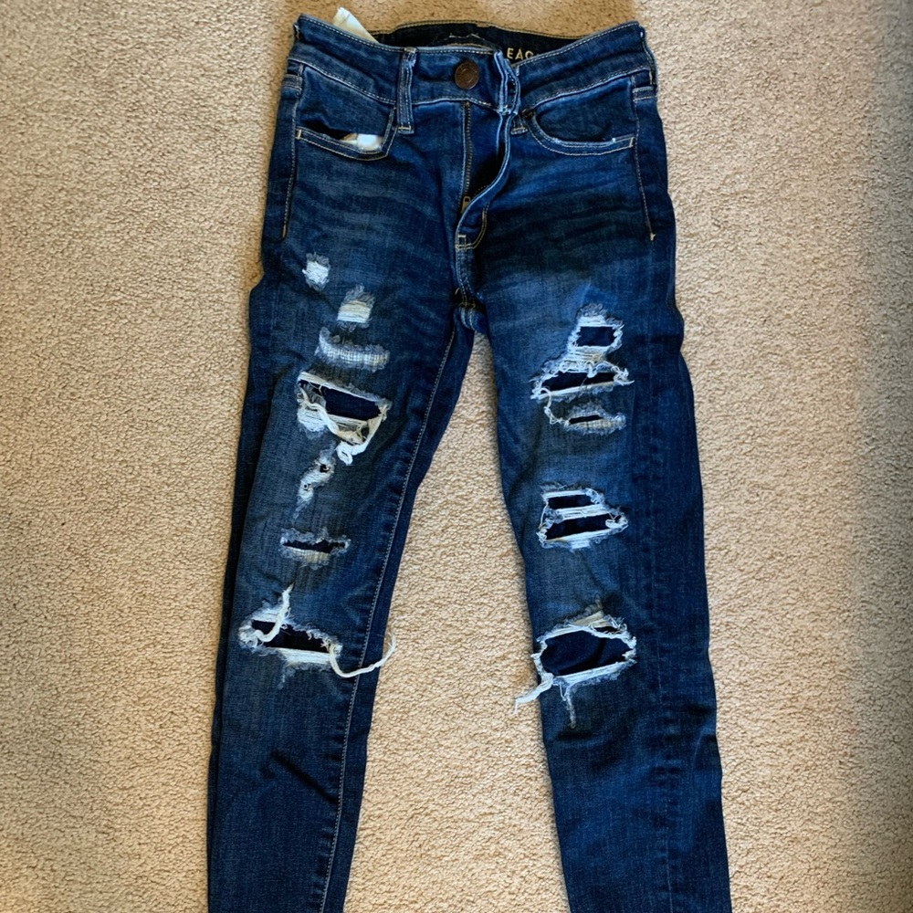 American Eagle Next Level High Rise Jeans.
